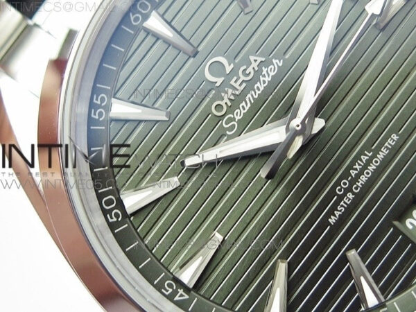 Aqua Terra 150M Master Chronometers VSF 1:1 Best Edition Green Dial on SS Bracelet A8900 Super Clone - Image 6