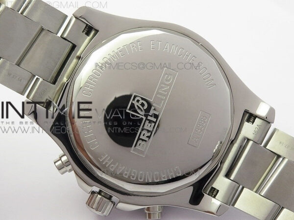 Avenger Chronograph 43mm SS B12F Best Edition Black Dial on SS Bracelet A7750 - Image 23