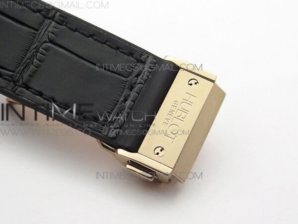 Classic Fusion 42mm RG B50F Black Dial On Black Gummy Strap A2892 - Image 11