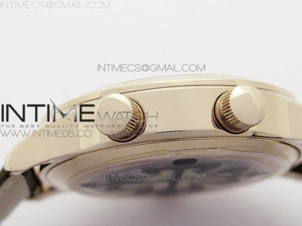 Calatrava 5524R Pilot Travel Time RG GRF Brown Dial on Brown Leather Strap A324 V2 - Image 14