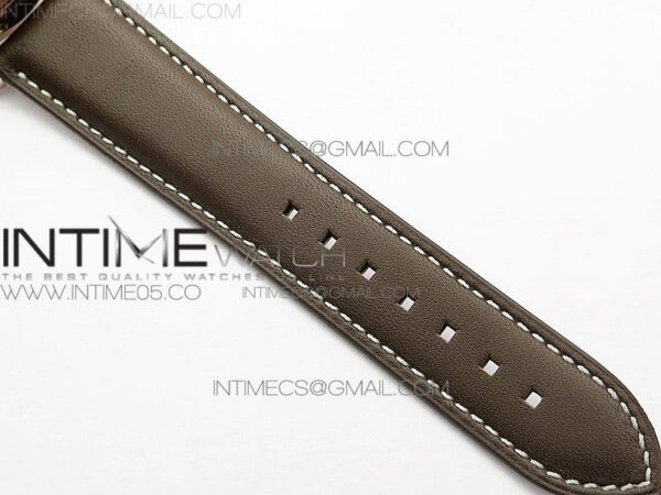 Calatrava 5524R Pilot Travel Time RG GRF Brown Dial on Brown Leather Strap A324 V2 - Image 16