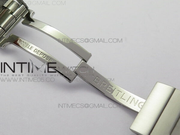 Avenger Chronograph 43mm SS B12F Best Edition White Dial on SS Bracelet A7750 - Image 18
