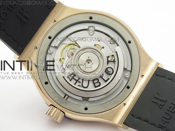 Classic Fusion 42mm RG B50F Black Dial On Black Gummy Strap A2892 - Image 19