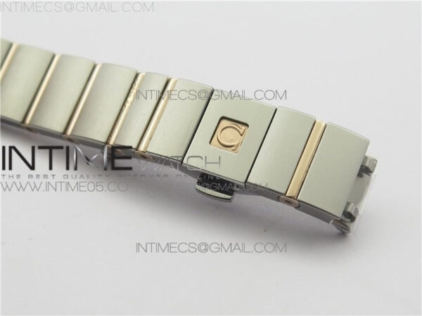 Constellation Ladies 27mm K11F 1:1 Best Edition SS/RG Diamonds Bezel White MOP Dial Stick Markers on SS/RG Bracelet ETA Quartz - Image 11