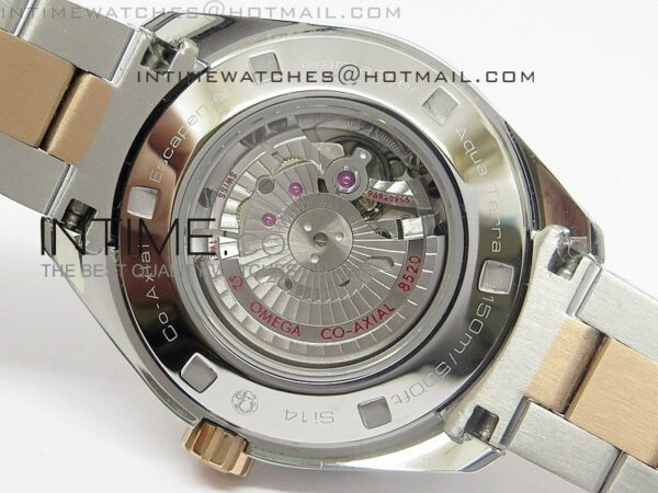 AQUA TERRA 150M SS/RG Brown textured dial Ladies 1:1 Miyota 8520 - Image 12