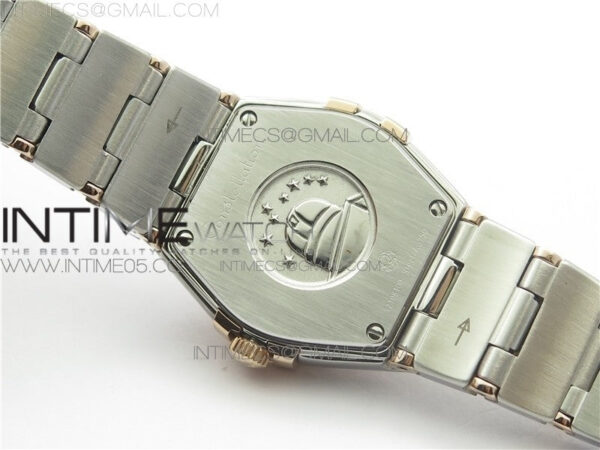 Constellation Ladies 27mm K11F 1:1 Best Edition SS/RG Diamonds Bezel White MOP Dial Stick Markers on SS/RG Bracelet ETA Quartz - Image 16