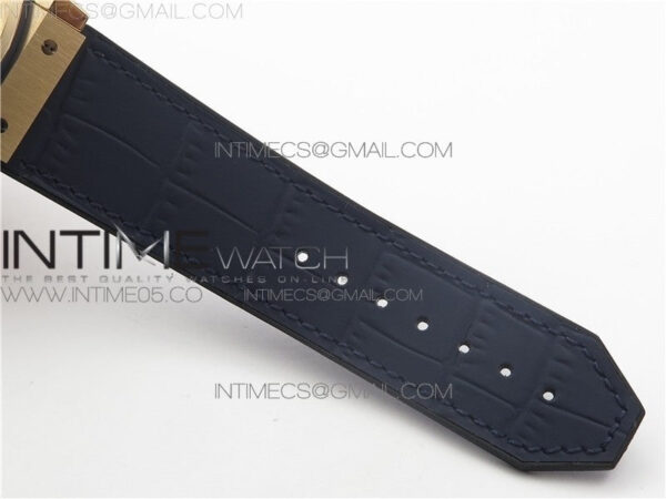 Classic Fusion 45mm RG WWF 1:1 Best Edition Blue Dial on Blue Gummy Strap A2892 - Image 17