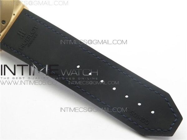Classic Fusion 45mm RG WWF 1:1 Best Edition Blue Dial on Blue Gummy Strap A2892 - Image 18