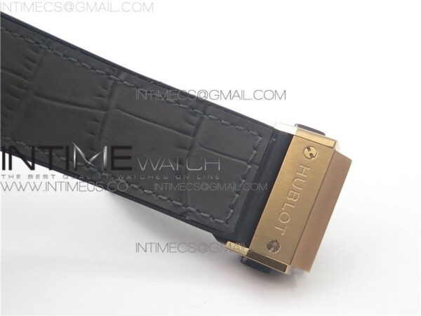 Classic Fusion 45mm RG WWF 1:1 Best Edition Gray Dial on Black Gummy Strap A2892 - Image 8