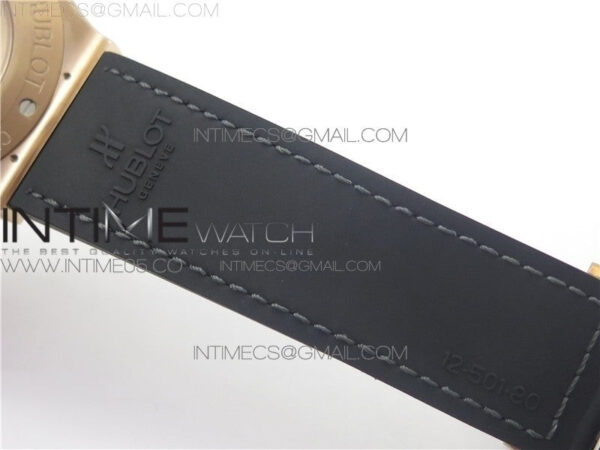 Classic Fusion 45mm RG WWF 1:1 Best Edition Gray Dial on Black Gummy Strap A2892 - Image 12