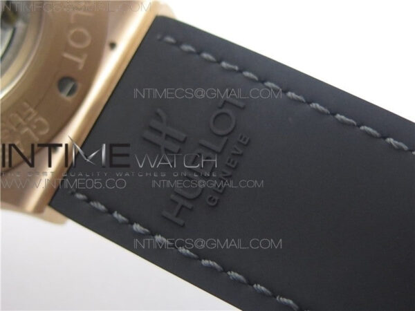Classic Fusion 45mm RG WWF 1:1 Best Edition Gray Dial on Black Gummy Strap A2892 - Image 13
