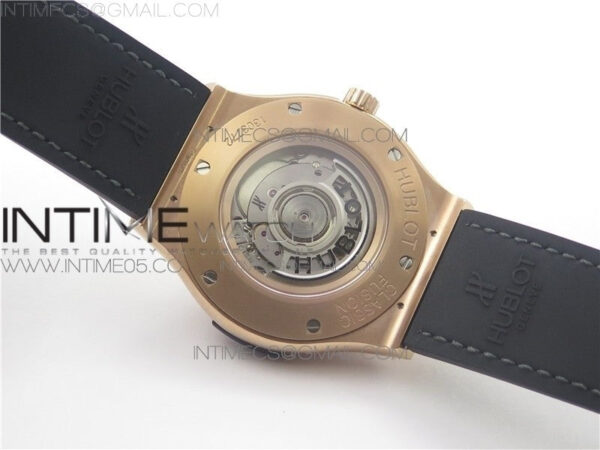 Classic Fusion 45mm RG WWF 1:1 Best Edition Gray Dial on Black Gummy Strap A2892 - Image 14