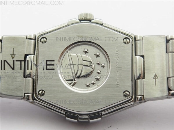 Constellation Ladies 27mm K11F 1:1 Best Edition SS White MOP Textured Dial Diamonds Markers on SS Bracelet ETA Quartz - Image 15