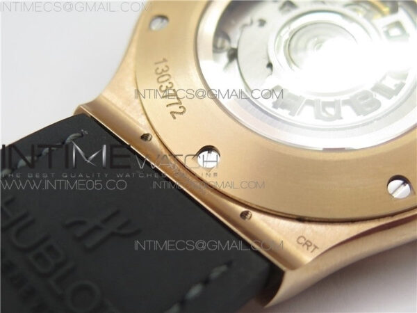 Classic Fusion 45mm RG WWF 1:1 Best Edition Gray Dial on Black Gummy Strap A2892 - Image 17