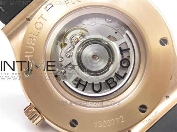 Classic Fusion 45mm RG WWF 1:1 Best Edition Gray Dial on Black Gummy Strap A2892 - Image 18
