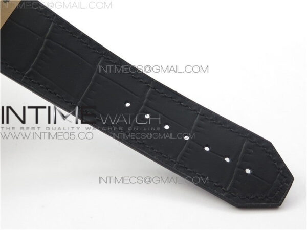 Classic Fusion 45mm RG WWF 1:1 Best Edition Black Dial on Black Gummy Strap A2892 - Image 9