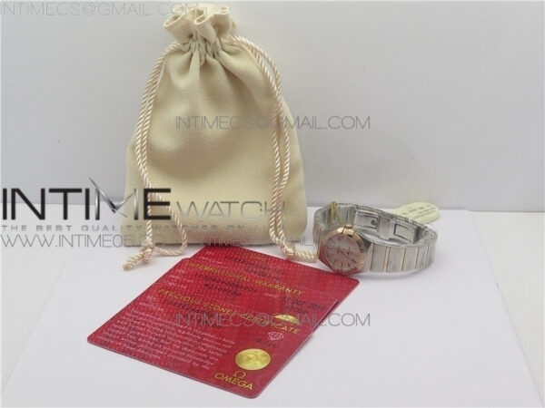 Constellation Ladies 27mm K11F 1:1 Best Edition SS/RG White MOP Dial Diamonds Markers on SS/RG Bracelet ETA Quartz - Image 26