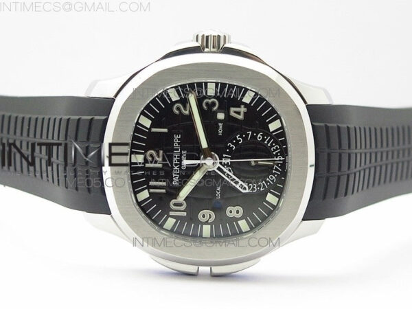 Aquanaut 5164A SS GRF Best Edition Black Dial on Black Rubber Strap A324 V2 - Image 3