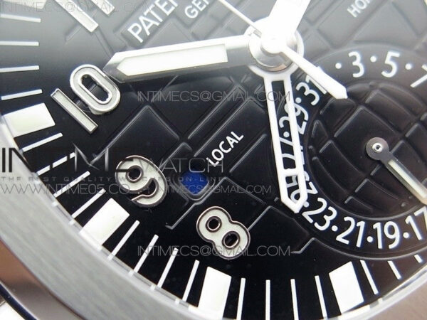 Aquanaut 5164A SS GRF Best Edition Black Dial on Black Rubber Strap A324 V2 - Image 7