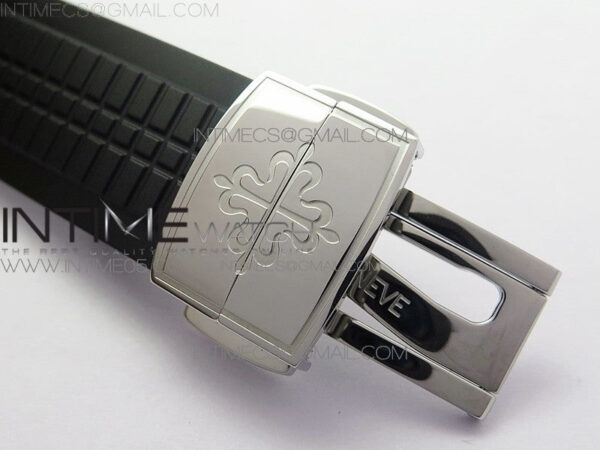 Aquanaut 5164A SS GRF Best Edition Black Dial on Black Rubber Strap A324 V2 - Image 19