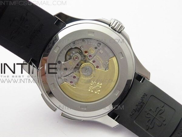 Aquanaut 5164A SS GRF Best Edition Black Dial on Black Rubber Strap A324 V2 - Image 24