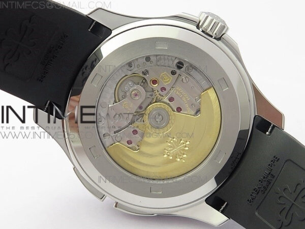Aquanaut 5164A SS GRF Best Edition Black Dial on Black Rubber Strap A324 V2 - Image 25