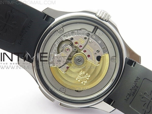 Aquanaut 5164A SS GRF Best Edition Black Dial on Black Rubber Strap A324 V2 - Image 26