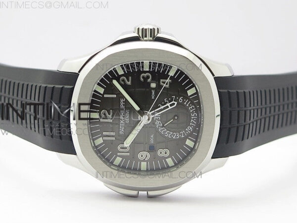 Aquanaut 5164A SS GRF Best Edition Brown Dial on Black Rubber Strap A324 V2 - Image 3