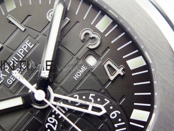Aquanaut 5164A SS GRF Best Edition Brown Dial on Black Rubber Strap A324 V2 - Image 5