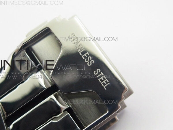 Classic Fusion 45mm Titanium WWF 1:1 V2 Best Edition Black Dial On Black Gummy Strap Asian HB1112 - Image 15