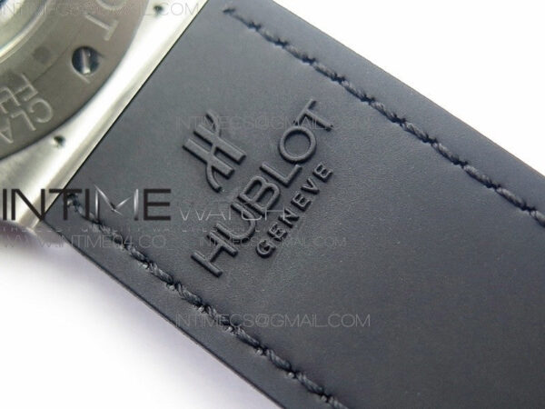 Classic Fusion 45mm Titanium WWF 1:1 V2 Best Edition Black Dial On Black Gummy Strap Asian HB1112 - Image 20