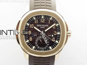 Aquanaut 5164R RG GRF Best Edition Brown Dial on Brown Rubber Strap A324 V2