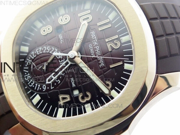 Aquanaut 5164R RG GRF Best Edition Brown Dial on Brown Rubber Strap A324 V2 - Image 4