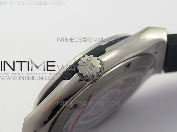 Classic Fusion 45mm Titanium WWF 1:1 V2 Best Edition Gray Dial On Gray Gummy Strap Asian HB1112 - Image 10