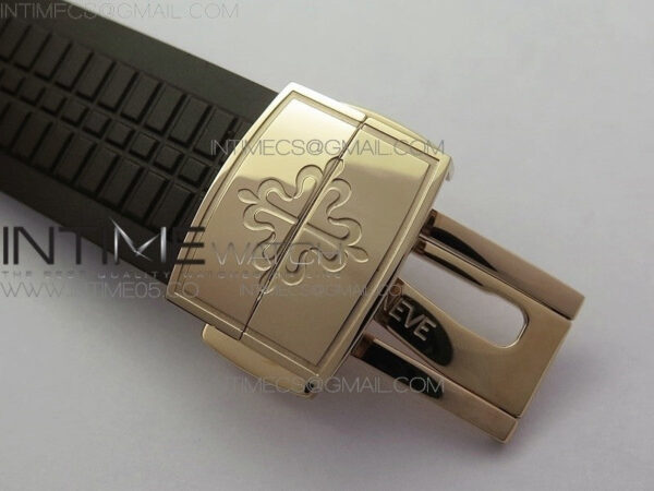 Aquanaut 5164R RG GRF Best Edition Brown Dial on Brown Rubber Strap A324 V2 - Image 15