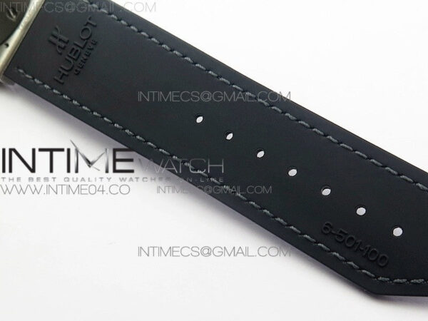 Classic Fusion 45mm Titanium WWF 1:1 V2 Best Edition Gray Dial On Gray Gummy Strap Asian HB1112 - Image 20