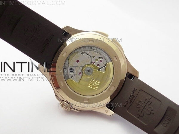 Aquanaut 5164R RG GRF Best Edition Brown Dial on Brown Rubber Strap A324 V2 - Image 22