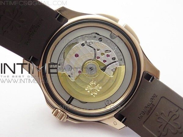 Aquanaut 5164R RG GRF Best Edition Brown Dial on Brown Rubber Strap A324 V2 - Image 29