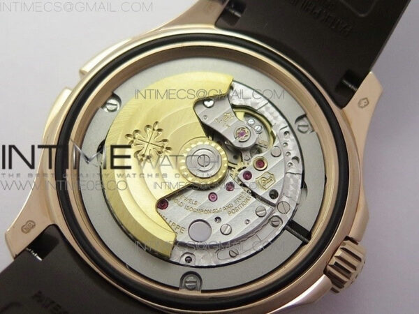 Aquanaut 5164R RG GRF Best Edition Brown Dial on Brown Rubber Strap A324 V2 - Image 30