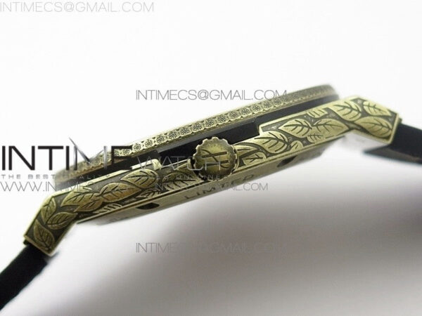 Classic Fusion 45mm YG Engravings Case SRF Best Edition Green dial On Green Gummy Strap A2892(Free box) - Image 8