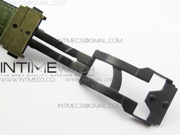 Classic Fusion 45mm YG Engravings Case SRF Best Edition Green dial On Green Gummy Strap A2892(Free box) - Image 12