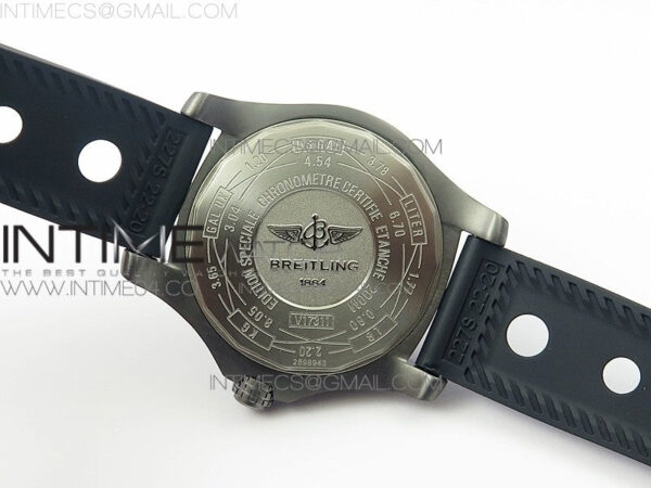 AVENGER BLACKBIRD V17311 Ti DLC 1:1 Best Edition Black Dial Diamonds Bezel on Nylon Strap A2824 - Image 16