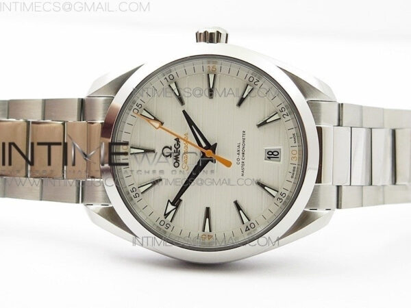 Aqua Terra 150M Master Chronometers VSF 1:1 Best Edition White Dial on SS Bracelet A8900 Super Clone - Image 5