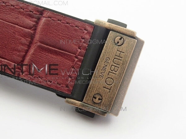 Classic Fusion 45mm RG Engravings Case SRF Best Edition Red dial On Red Gummy Strap A2892(Free box) - Image 12