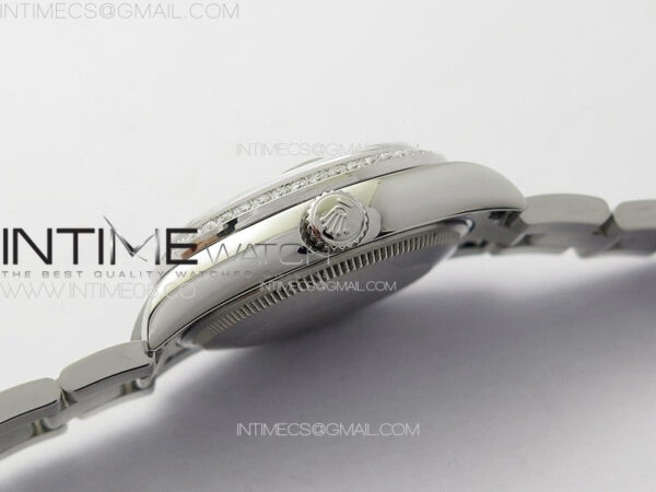 DateJust 31mm 72610 SS Crystals Bezel APSF Best Edition Green Dial Sticks Markers on Oyster Bracelet A2824 - Image 11