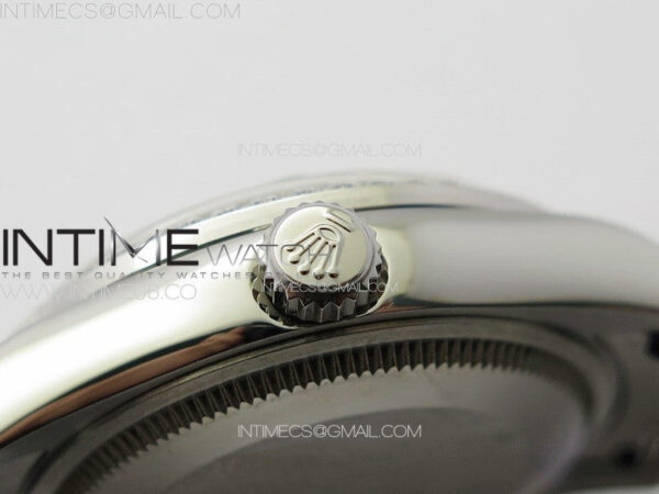 DateJust 31mm 72610 SS Crystals Bezel APSF Best Edition Green Dial Sticks Markers on Oyster Bracelet A2824 - Image 12