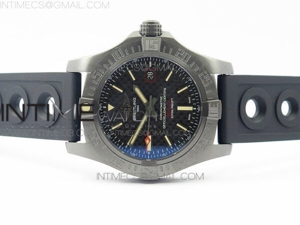 AVENGER BLACKBIRD V17311 Ti DLC 1:1 Best Edition Black CF Dial on Nylon Strap A2824 - Image 3