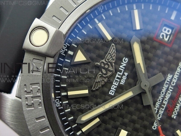 AVENGER BLACKBIRD V17311 Ti DLC 1:1 Best Edition Black CF Dial on Nylon Strap A2824 - Image 8