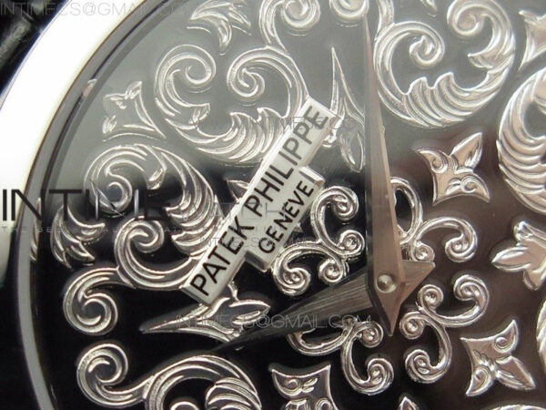 Classic 5088 100P-001 Engraved Case FLF Best Edition Engraved Dial on Black Leather strap Cal.240 - Image 7
