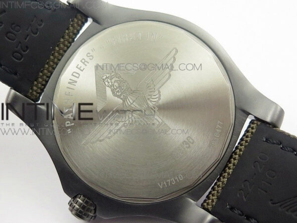 AVENGER V17310 Ti DLC 1:1 Best Edition Black Dial Pathfinders First In on Nylon Strap A2824 - Image 15